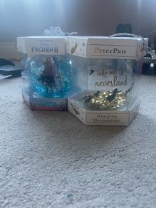 Christmas Disney Baubles x 2
