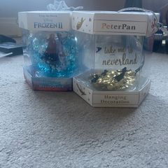 Christmas Disney Baubles x 2
