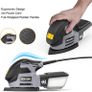 Detail Mouse Sander, 220W Compact Sander Machine for Wood, 13,000 RPM Sanders with Dust Collection, 12PCS Standard Sandpapers, 4 Finger Attachment and Sanding Pad Included (FREE POSTAGE) Image 6