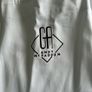 Oliver Harvey Professional White Chef Apron Glovers Alley / Andy McFadden Embroidered Image 2