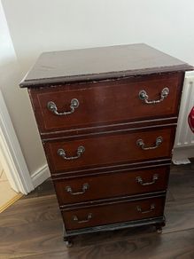 Vintage Record Player Cabinet