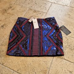 Mini sequin skirt