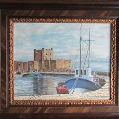 Carrickfergus by Michael Monaghan painting