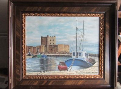 Carrickfergus by Michael Monaghan painting