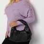 Beautiful Lavender Knit Top size 18 Image 3