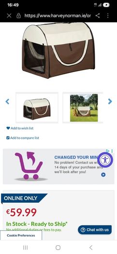 Folding Fabric Pet Crate/Transporter