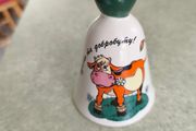 Vintage Porcelain, Souvenir Porcelain Bells, Collectible Bells