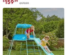 climbing frame and slide