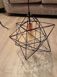 Two Filament Bulb Ceiling Lights