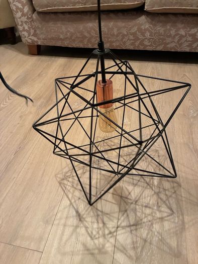 Two Filament Bulb Ceiling Lights