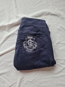 Ralph Lauren cotton jeans size 28/32 zip fly navy in excellent condition