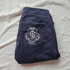 Ralph Lauren cotton jeans size 28/32 zip fly navy in excellent condition