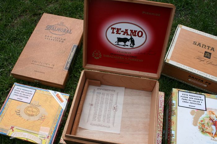 Vintage Wood Cigar Boxes