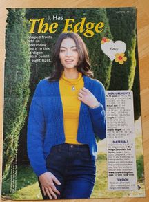 New - A Knitting Pattern  - Cute Cardigan - E