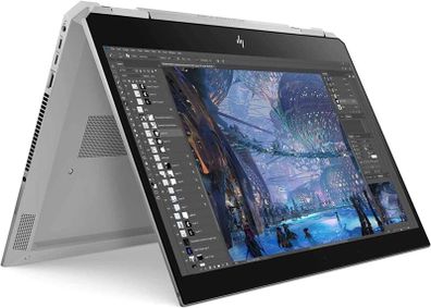 HP ZBook Studio X360 G5 Workstation Gaming Laptop 4K UHD 32GB RAM 500GB NVMe 2-in-1 Touchscreen i7-8850H 8 Cores Nvidia Quadro P2000 4GB Win 11 Pro