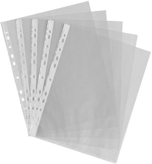 Punch Pockets A4 Clear 100 per packet
