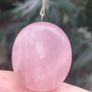 Polished Rose Quartz and Sterling Silver chain set Image 10