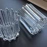 2 Art Deco Glass Candle Holders Image 2