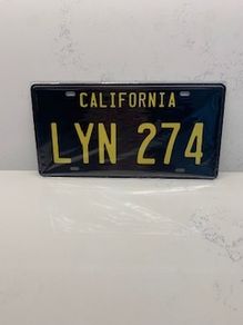Gone in 60 Seconds Eleanor Mustang LYN 274 Replica Movie American License Plate