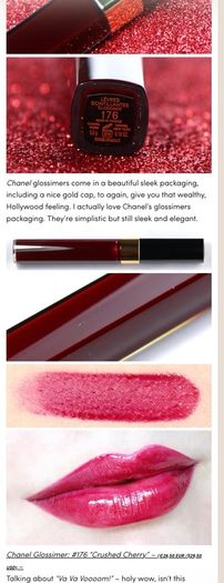 CHANEL Glossimer 176 Crushed cherry