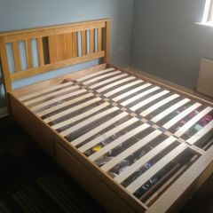 Oak King size Bed