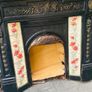 Black cast iron fireplace Image 2