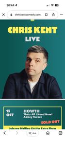 2 tickets for Comedian Chris Kent