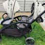 Double Stroller with Rain Cover Image 2