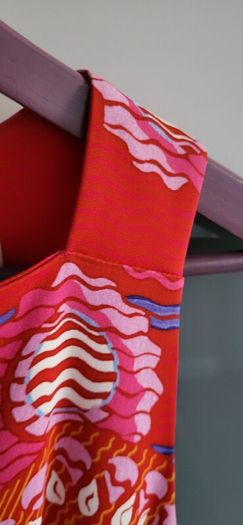 Peter Pilotto Red Abstract Dress Sz 10uk - Rrp 525 (new)