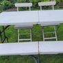 table,bench chairs outdoor Image 6