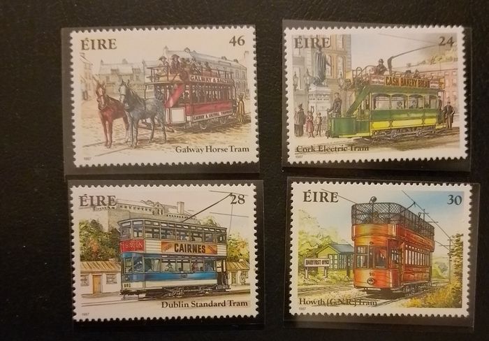 1987 Transport In Ireland Stamp Irish Trams For Sale in Lucan, Dublin ...