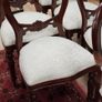 Solid Mahogany French Chairs Image 4