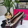 Rockin Reptile Brown Leather Heels Sz 40 (Fit 6.5 -7UK) - Rrp 189 Image 8
