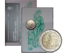 San Marino 2 Euro Base Metals Brilliant Uncirculated Coin 2025 - Jubilee Holy Year 2025 Pilgrims of Hope