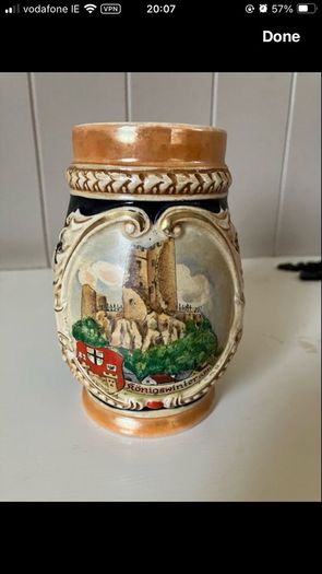 Vintage West German beer mug