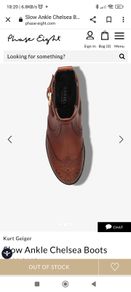 Carvela Kurt Geiger tan chelsea brogue ankle 100 leather boots straps 5