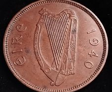 #383 - Ireland - 1940 - One Penny - KM.11