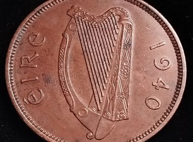 #383 - Ireland - 1940 - One Penny - KM.11