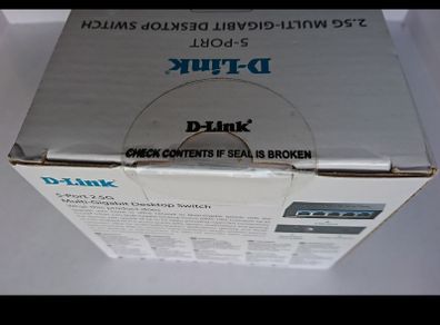 D-Link 5-Port 2.5G Multi Gigabit Unmanaged Gaming Network Switch (metal housing)