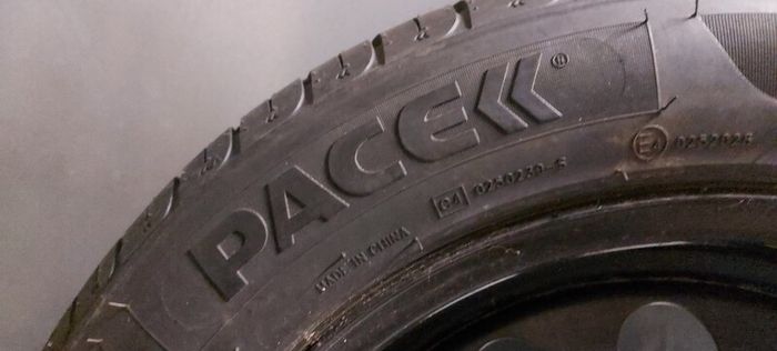 Pace 206/65R/15c tyre and steel wheel