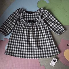3-6m, With Tags Soft Checkered Dress