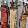 Antique golf clubs. Three bags and thirty clubs . ONE LOT ONLY . Image 3