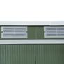 9ft x 4ft Garden Shed with Kit Ventilation & Doors Light Green Image 9