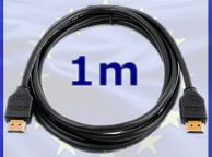 main image for ad 1M Premium HDMI Cable Male to Male Gold Plated HD HDTV PS3 XBOX 360 BlueRay