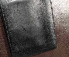 Mulberry Men's Black Bifold Leather 8 Credit Card Wallet