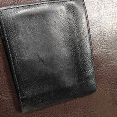 Mulberry Men's Black Bifold Leather 8 Credit Card Wallet
