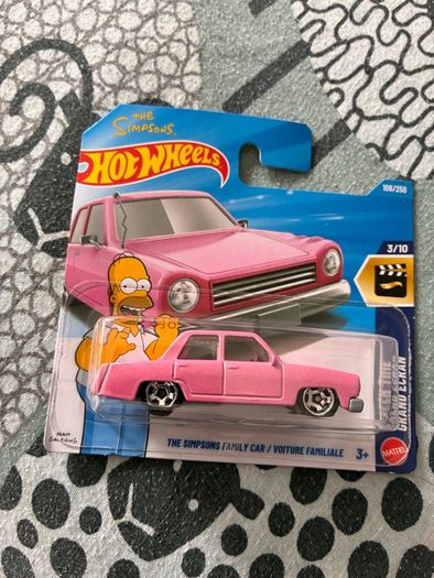 The Simpsons hotwheels car