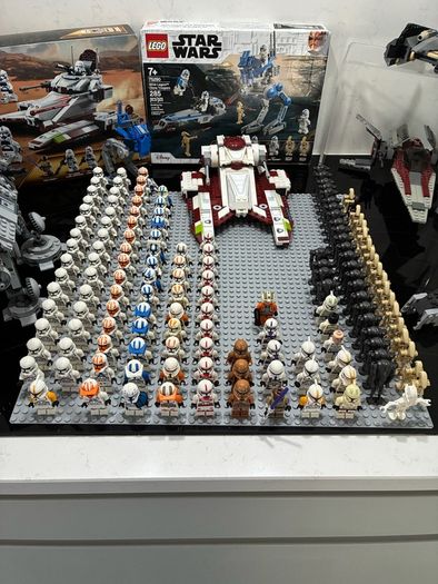 Lego starwars clone bundle with collectable figures