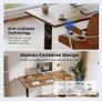 Electric Standing Desk, 120 x 60 cm Height Adjustable Sit Stand Desks Image 4
