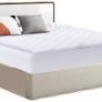 Quilted King Mattress Protector Extra Deep 40 Cm Stretch Skirt King 152X200 Cm Mattress Topper Anti Allergy and Breathable Fitted Mattress Cover Not Waterproof Image 3
